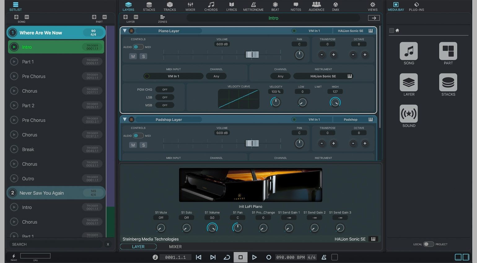 Steinberg VST Live Pro screenshot 3
